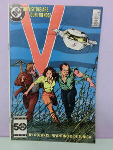 海外ドラマ V ビジター ヴィー◆ビンテージ 漫画 アメコミ DCコミック 本◆1985 当時物 Visitor Comic エイリアン 宇宙人 レジスタンス