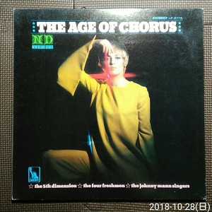 国内盤見開きジャケ1LP the 5th dimension,the four freshmen,the johnny mann singers / THE AGE OF CHORUS ゴールデン・コーラス・タイム