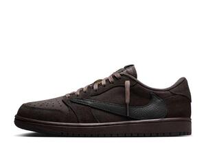 Travis Scott Nike Air Jordan 1 Low OG SP "Velvet Brown and Dark Mocha" 26.5cm DM7866-202