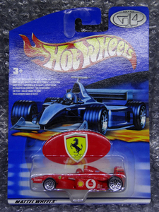 【絶版希少】Hot Wheels ホットウィール GPシリーズ フェラーリF1(2002) #1 M.シューマッハ車 ミニカー MATTEL 1/64