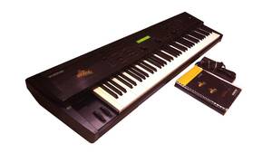 送料着払い 音出し ENSONIQ シンセサイザー エンソニック シンセ 大型 マニュアル ペダル付 synthesizer keyboard 宅急便 管理番号2501