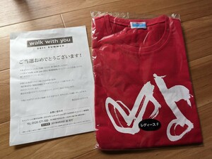 TシャツドコモWalk with you桑田佳祐当選品2011年夏★新品未使用未開封★レディースフリーサイズ