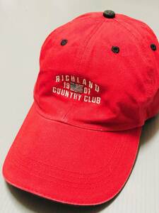 RICHLAND COUNTRY CLUB　キャップ　ユニセックス (Unisex)　ゴールデンベア　Golden Bear