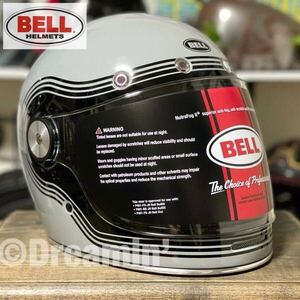 ☆BELL BULLITT FLOW GLOSS GRAY/BLACK ベル ブリット フルフェイスヘルメット グレー/M