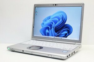 1円スタート ノートパソコン Windows11 Panasonic レッツノート CF-SV7 DVDマルチ 第8世代 Core i5 SSD256GB メモリ8GB Windows10 カメラ