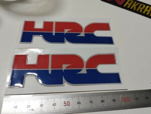 立体樹脂　HRC ホンダ　バイクステッカー　★防水反射　　★２枚セット★