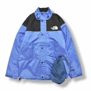 ★ ノースフェイス THE NORTH FACE GORE TEX ゴアテックス ナイロン レイン ジャケット LL パープル ブラック メンズ アウトドア 雨具★