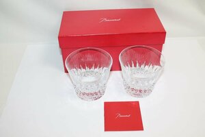 新品 未使用 Baccarat ティアラ ペアタンブラー 2個セット イヤーグラス 2021年刻印 クリスタルグラス ロックグラス ペアグラス バカラ