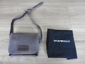 ★☆エンポリオアルマーニ EMPORIO ARMANI　ウエストポーチ　ボディバッグ　カーキ　保存袋☆★