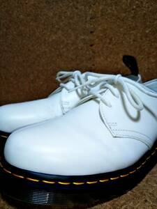 【Dr.MARTENS】ドクターマーチン 1461 ICED 3ホールシューズ UK6 (25cm ) スムースレザー ホワイト オックスフォード 希少レア【良品】