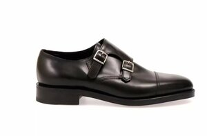 ジョンロブ ウイリアム ダブルレザーソール ブラック サイズ8 約26.5cm Eワイズ JOHN LOBB WILLIAM 228032L 1R BLACK 新品