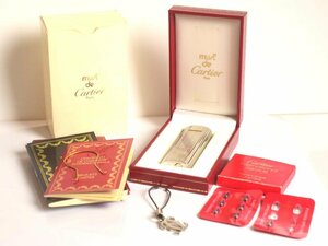 ICH【中古品】 Cartier カルティエ ライター シルバー　火花確認済 付属品有 〈106-240716-ss3-ICH〉