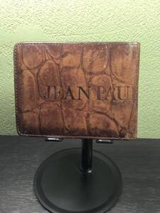 2◆◆廃盤品☆ジャンポールゴルチェ☆Jean Paul Gaultier☆ レザー★革 ☆定期入れ★パスケース☆ブラウン★茶色☆104