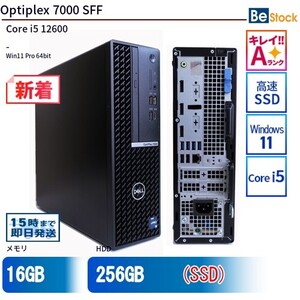 中古 デスクトップ Dell デル Optiplex 7000 SFF 7000-7000SF Core i5 メモリ：16GB SSD搭載 6ヶ月保証