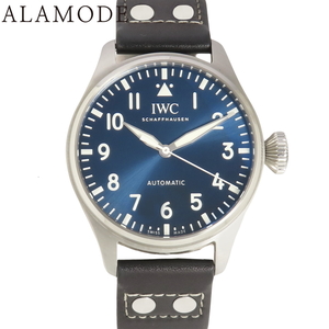 【2022年保証書付】IWC ビッグパイロットウォッチ IW329303 SS/レザー 自動巻き 腕時計 ブルー ブラック 40802111260【アラモード】