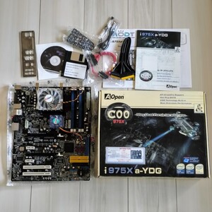 AOpen i975Xa-YDG CPU T5500搭載 POST確認済 付属品全付