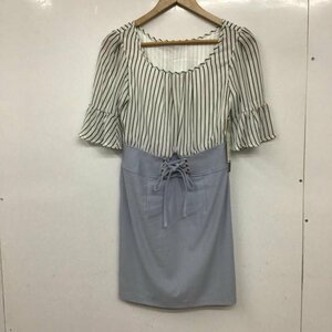 CECIL McBEE M セシルマクビー ワンピース ひざ丈スカート 231-30-11085-01-53 ウエスト切替 One-Piece Medium Skirt 10072541