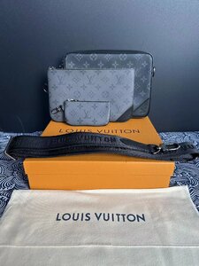 LOUIS VUITTON Trio ルイ ヴィト ハンドバッグ グレー ショルダーバッグ