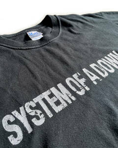 2005 ■ SYSTEM OF A DOWN HYPNOTIZE バンド Tシャツ L ■ システムオブアダウン ロック メタル ビンテージ 90