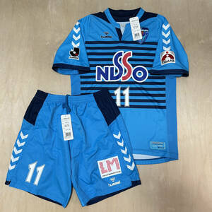 2007 07 横浜FC 三浦知良 選手用 オーセンティック ユニフォーム 新品 カズ 日本代表 ヴェルディ ドーハ 炎 Yokohama FC Miura Kazu 07