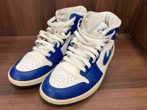 NIKE スニーカー ホワイト ブルー BO6472-104 ハイカット AIR JORDAN メンズ 26.5cm