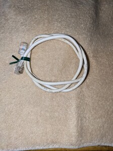 LANケーブル CAT5e 約1メートル ホワイト　中古