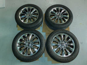 現行 ランドクルーザー300 ZX 純正ホイール 20x8J INSET 60 6穴 PCD 139.7 新車外し ダンロップ GRANDTREK 265/55R20 タイヤ付き4本セット