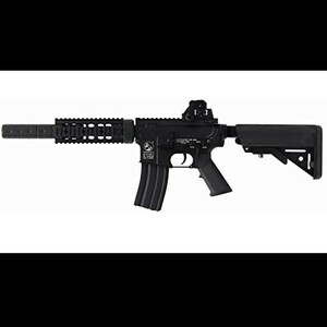 【フルメタル】M4 CQB フルメタル電動ガン 重量2740g 4面レール フレーム マガジン ストックパイプ ハンドガード 金属製