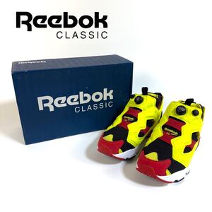 【極美品】Reebok リーボック INSTAPUMP FURY 94 OG インスタポンプフューリー シトロンイエロー 復刻モデル28.5cm 元箱付き