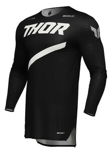 Sサイズ MXジャージ THOR SPORT BRAVE ブラック モトクロス 正規輸入品 WESTWOODMX 25