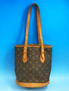 LOUIS VUITTON ショルダー ハンド トート バッグ AR0928 プチ・バケット バケツ型 モノグラム レディース ルイ・ヴィトン