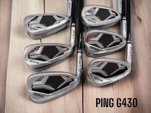 PING ピン G430 アイアン 6-P 45 6本セット ALTA J CB BLACK R 左打ち レフティ