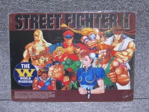 【3点以上落札で送料無料】未使用 ストリートファイター2 下敷き 裏面 ゲーム Street FighterⅡ スト2 JAPAN ONLY レトロ 年代物 当時物！