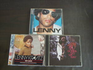 LENNY　KTAVITZ　輸CD3枚セット　ARE　YOU　GONNA　GO　MY　WAY　BLACK　AND　WHITE　AMERICA　LENNY