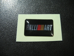 残り僅か●ラリーアート／ RALLIART 3D・エンブレム・② ／新品●