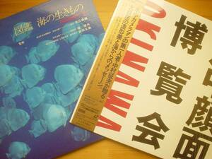 ●LD 中村征夫 海中顔面博覧会 OKINAWA + 図鑑 海の生きもの 無脊椎動物 魚 ●3点落札ゆうパック送料無料(2点、3点以上SET物は1点とします)