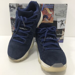 07w0448★1円~ Nike Air Jordan 11 Retro Low Derek Jeter Re2pect 26cm AV2184-441 エアジョーダン11 デレク・ジーター スニーカー 中古品