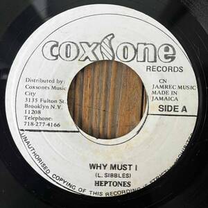 ★名曲！BはSlim Smith！【The Heptones - Why Must I / Slim Smith - Try Again】新品7inch Studio One / Coxsone US Repress