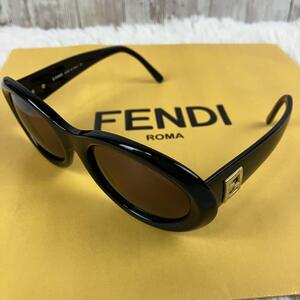 FENDI フェンディ サングラス 眼鏡 イタリア FF ロゴ ズッカ ブラック 黒 ヴィンテージ サイドロゴ ファッション メンズ レディース