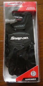 ☆Snap-on☆スナップオン☆GLOVE☆500BLB☆ＴＥＣＨＮＩＣＩＡＮ☆Super Cuｆｆ☆グローブ☆手袋☆Lサイズ☆ブラック☆新品未使用☆