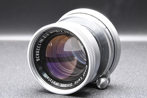 Leica Summicron 5cm F2 SN.1328835 1955年製 第1世代 Mマウント ライカ 沈胴式 レンジファインダー用 標準単焦点レンズ ■25059