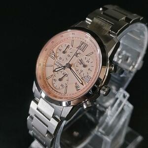 極美品【稼働品】CITIZEN　シチズン　XC　F500　ピンク　シルバー