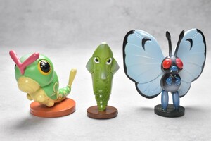 TOMY ポケットモンスター モンスターコレクション キャタピー トランセル バタフリー モンコレ ポケモン フィギュア 初期