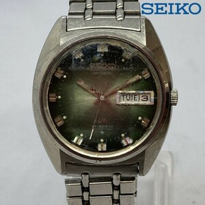 【可動品】SEIKO セイコー ロードマチック デイデイド 25石 腕時計 文字盤/グリーン 5606‐7230