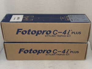 ★☆送料無料/カメラ三脚 FOTOPRO/フォトプロ C-4iPLUS/ 自由雲台 FPH-53/2本セット/使用頻度の少ない美品 ☆★