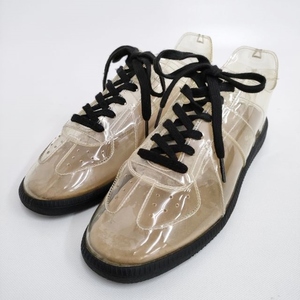 MAISON MARGIELA PVCミッドトップトレーナー ジャーマン S37WS0565 スニーカー サイズ41 クリア メゾンマルジェラ 4-0508G F96538