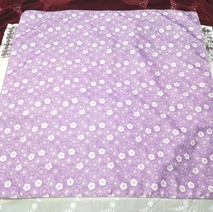 Furoshiki wrapping cloth sheet Japanese style flower pattern Cherry blossom purple color