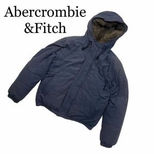 Abercrombie&Fitch アバクロンビー＆フィッチ A&F アバクロ ダウンジャケット ネイビー XF アウター