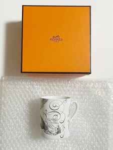 希少 HERMES 2002年 マグ エルメス マグカップ コップ 食器 ハンド モチーフ 2002 限定