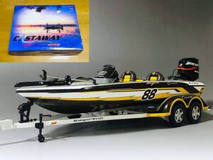 1/24 限定 精密金属製模型 Ranger520VX ♯88 UPSトーナメント NASCARラッピング仕様 バスボート ダイキャスト ミニチュア レンジャーボート